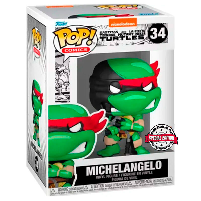 POP figure Ninja Turtles Michelangelo Exclusive 5 + 1 Chase 2