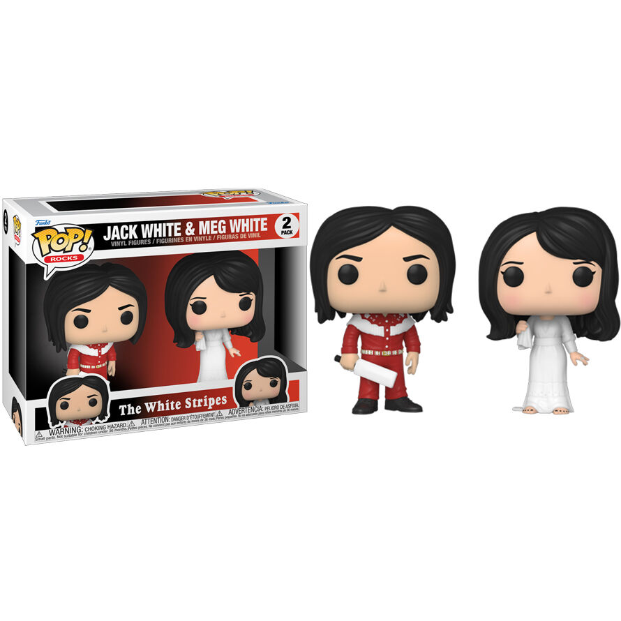 POP pack 2 figures The White Stripes Jack White and Meg White 1
