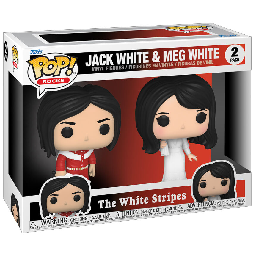 POP pack 2 figures The White Stripes Jack White and Meg White 3