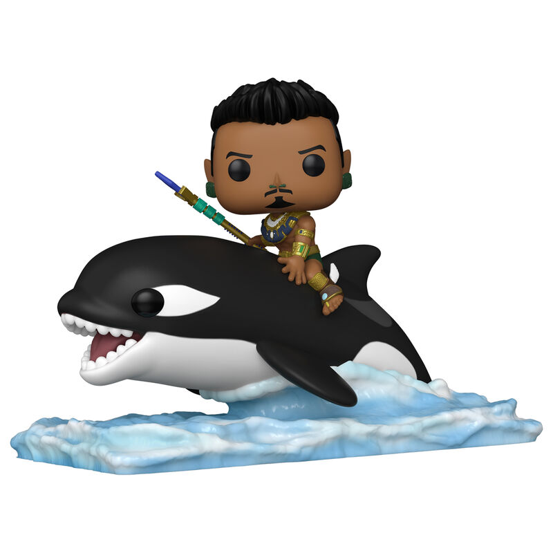 POP figure Marvel Black Panther Wakanda Forever Namor with Orca 3