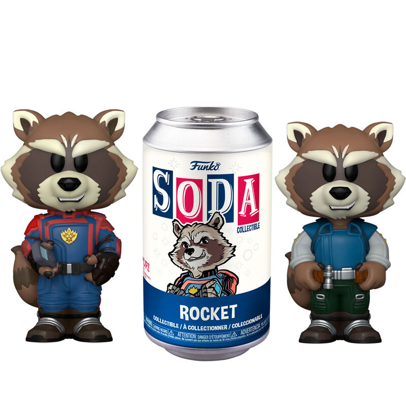 Vinyl SODA figure Marvel Guardians of the Galaxy Rocket 5 + 1 Chase 1