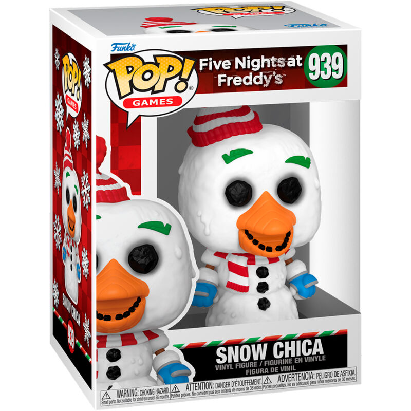 POP figure Five Nights at Freddys Holiday Snow Chica 2