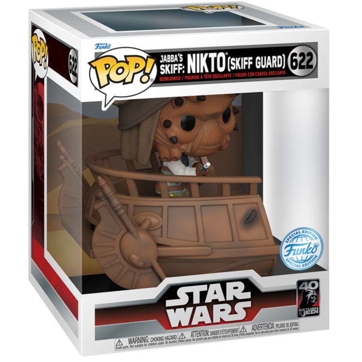 POP figure Deluxe Star Wars Nikto Skiff Guard Exclusive 2