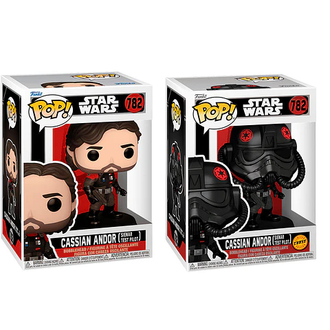POP figure Star Wars Cassian Andor Sienar Test Pilot 5 + 1 Chase