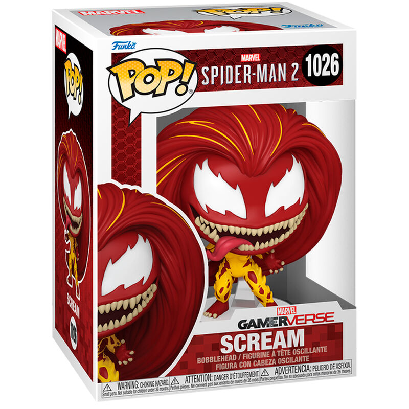 POP figure Marvel Spider-Man 2 Scream 1