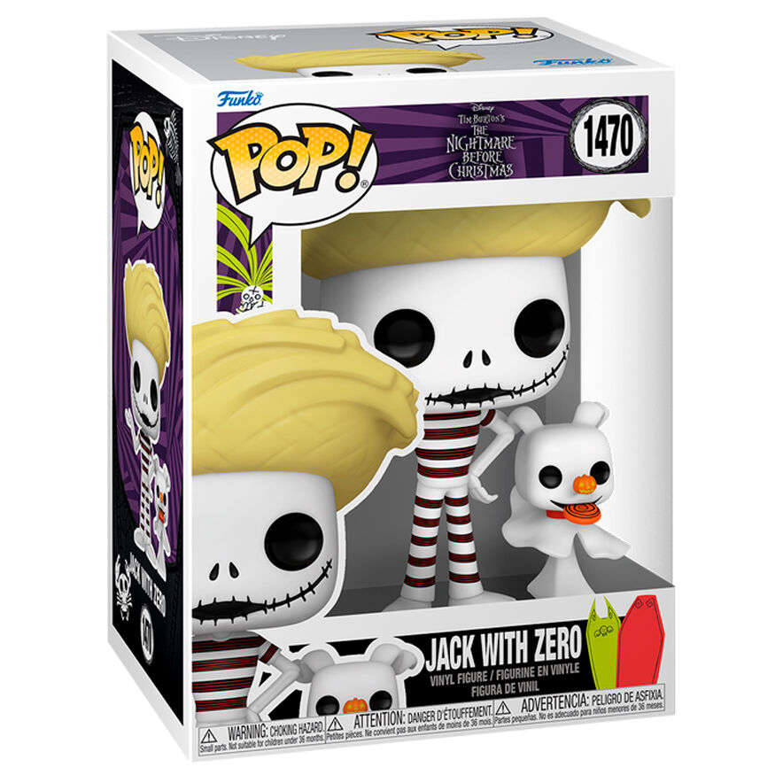 POP figure Disney Nightmare Before Christmas Jack with Zero 2
