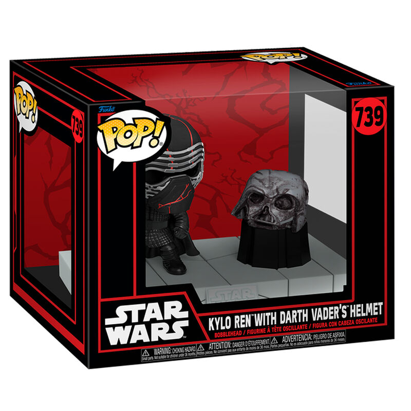 POP figure Deluxe Star Wars Kylo Ren with Darth Vader Helmet 1