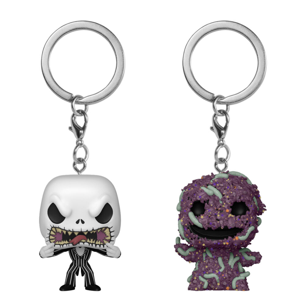 Pocket POP pack 2 keychain Disney Nightmare Before Christmas Jack & Oogie Boogie 1