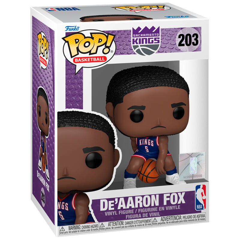 POP figure NBA Sacramento Kings De Aaron Fox 1
