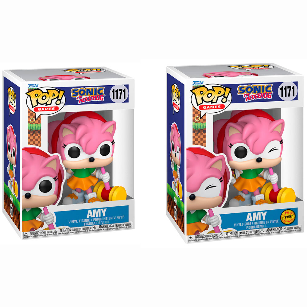 POP figure Sonic The Hedgehog Amy 5 + 1 Chase 1