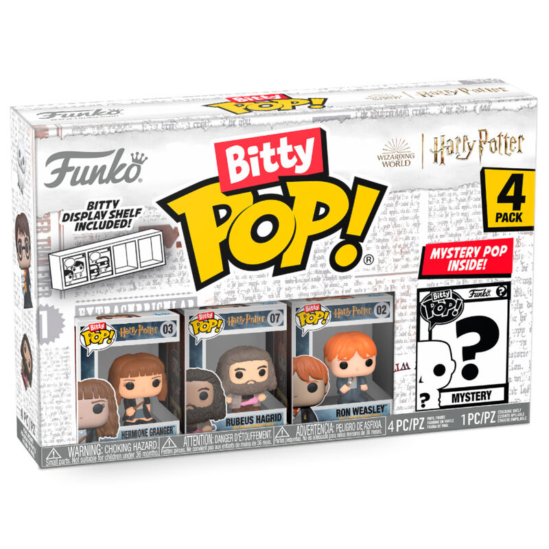 Blister 4 figures Bitty POP Harry Potter Hermione 1