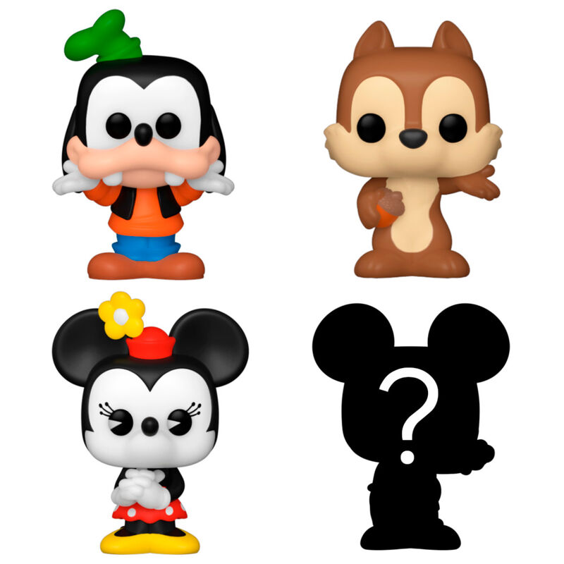 Blister 4 figures Bitty POP Disney Sorcerer Goofy 2