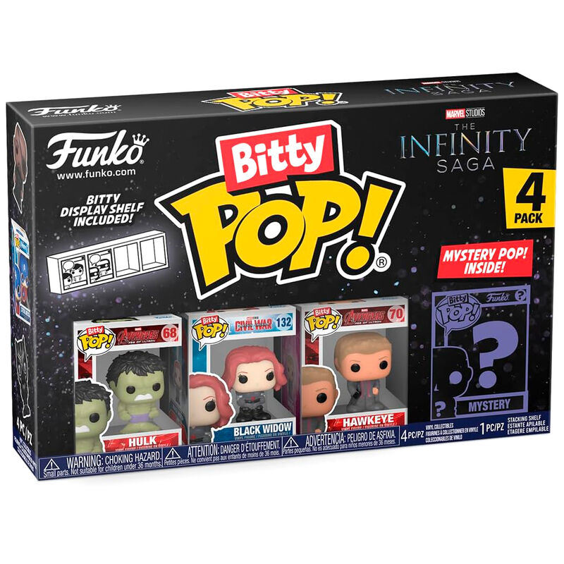 Blister 4 figures Bitty POP Marvel The Infinity Saga Hulk 1