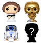 Blister 4 figures Bitty POP Sar Wars Leia - Thumbnail 2