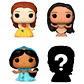 Blister 4 figures Bitty POP Disney Princess Belle - Thumbnail 2