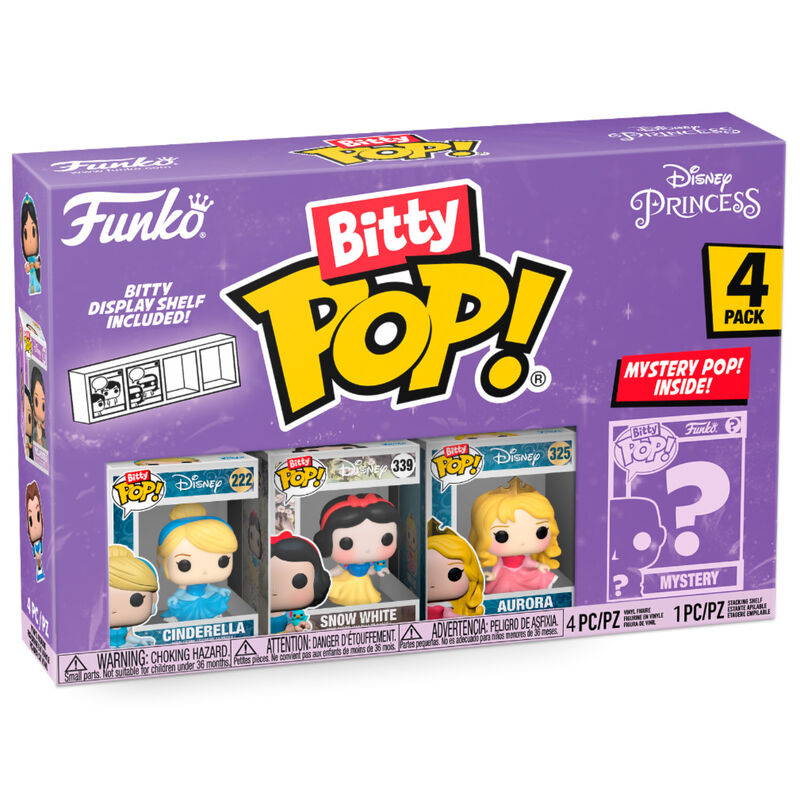 Blister 4 figures Bitty POP Disney Princess Cinderella 1