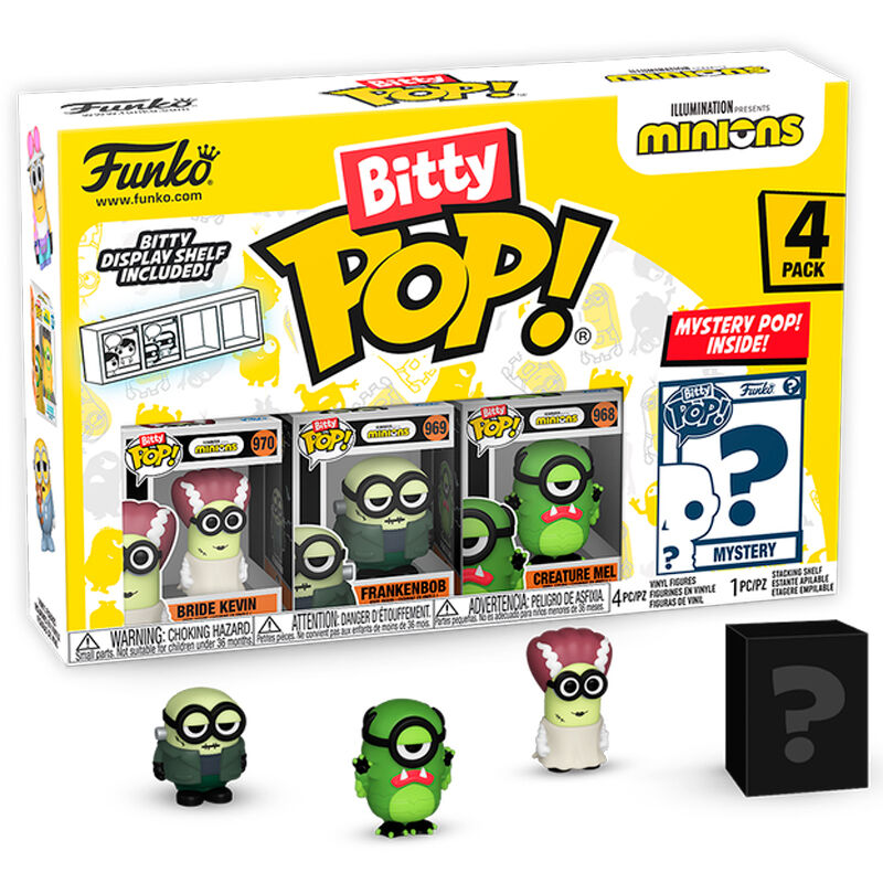 Blister 4 figures Bitty POP Minions Series 2 1