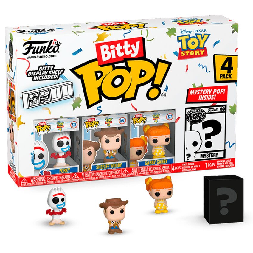 Blister 4 figures Bitty POP Disney Toy Story Forky 1