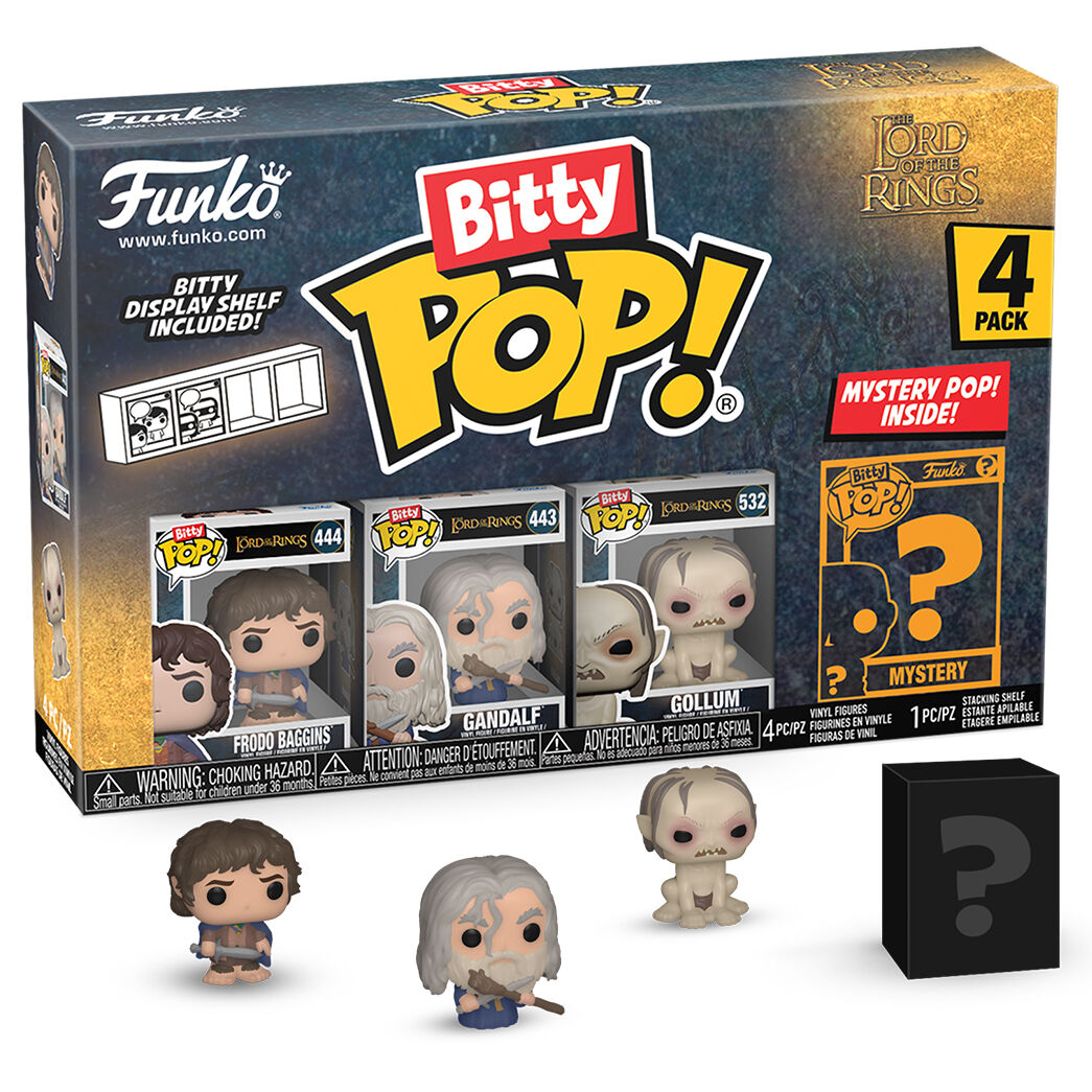 Blister 4 figures Bitty POP The Lord of the Rings Frodo 1