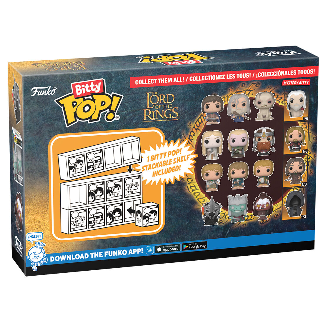 Blister 4 figures Bitty POP The Lord of the Rings Frodo 3