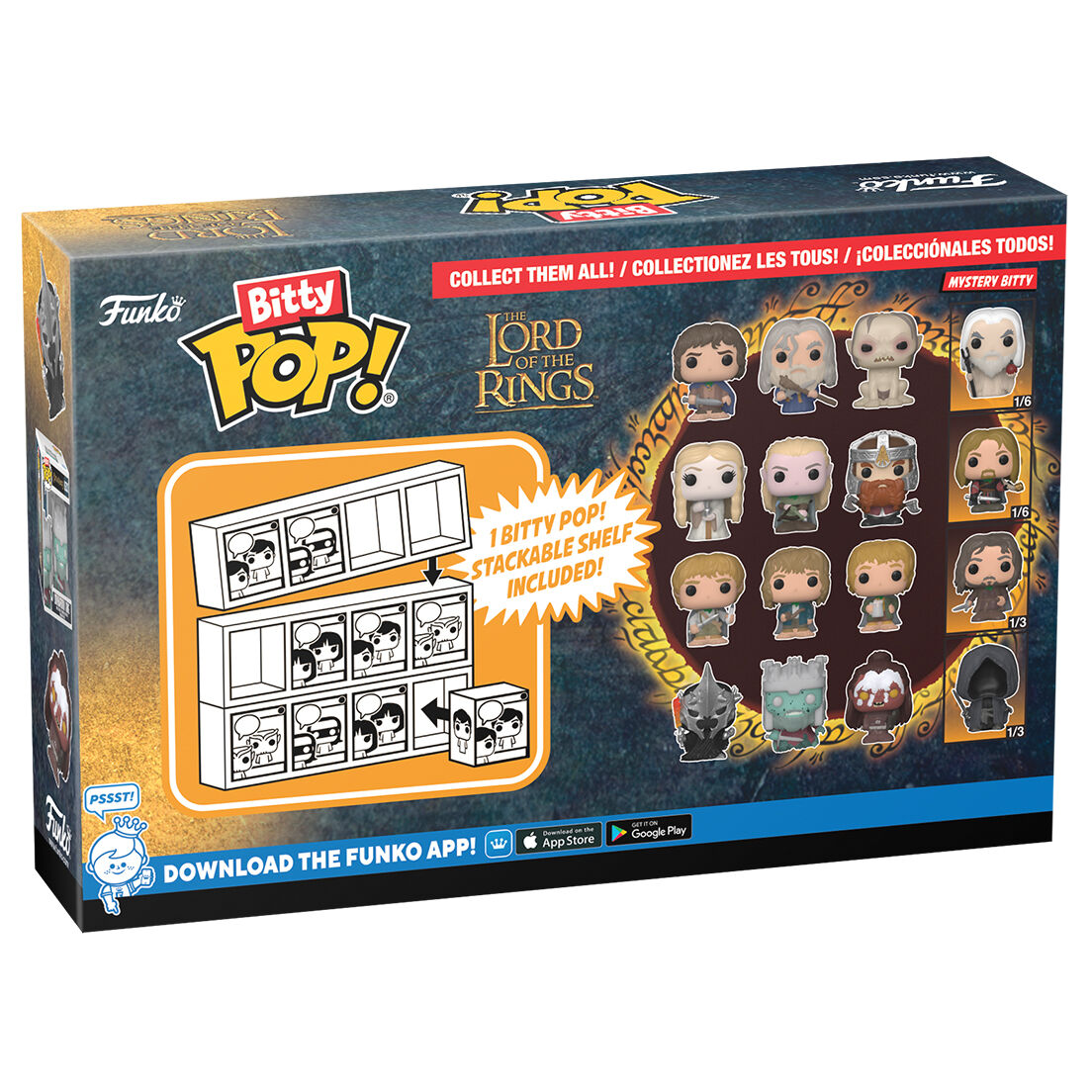 Blister 4 figures Bitty POP The Lord of the Rings Galadriel 3