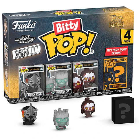 Blister 4 figures Bitty POP The Lord of the Rings Witch King