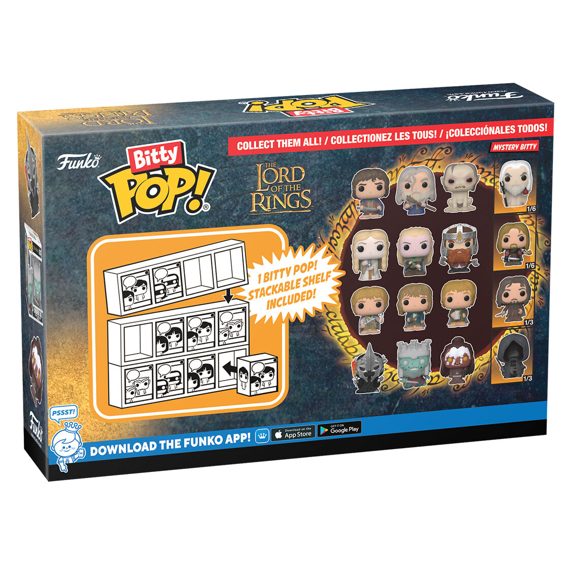 Blister 4 figures Bitty POP The Lord of the Rings Witch King 3