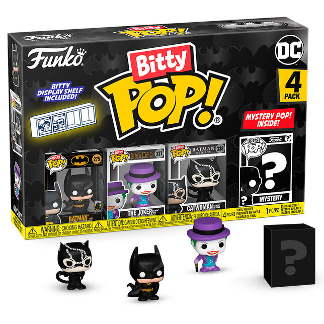 Blister 4 figures Bitty POP DC Comics Batman 85th Anniversary Batman 1