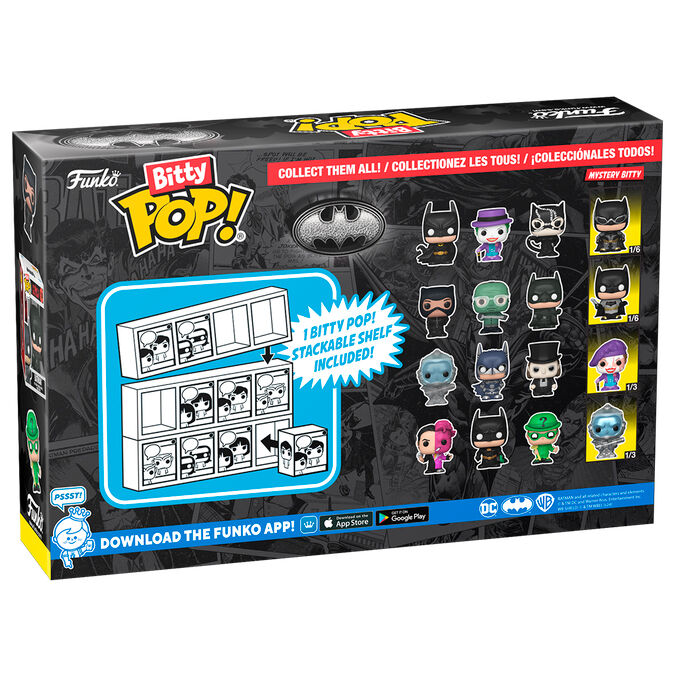 Blister 4 figures Bitty POP DC Comics Batman 85th Anniversary Batman 2
