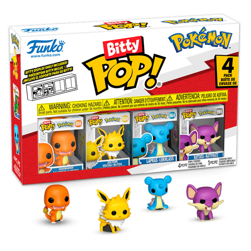 Blister 4 figures Bitty POP Pokemon Charmander 1