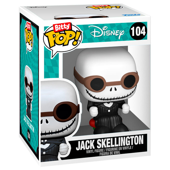 Bitty POP figure Ride Disney The Nightmare Before Christmas Jack Skellington with Snowmobile 3
