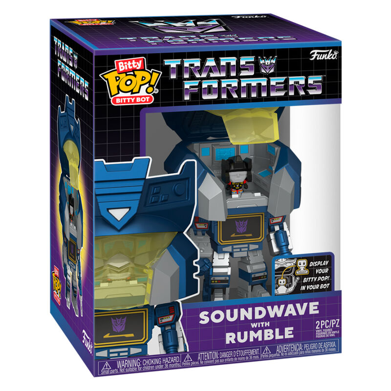 Bitty Bots figure Transformers Soundwave with Rumble 1