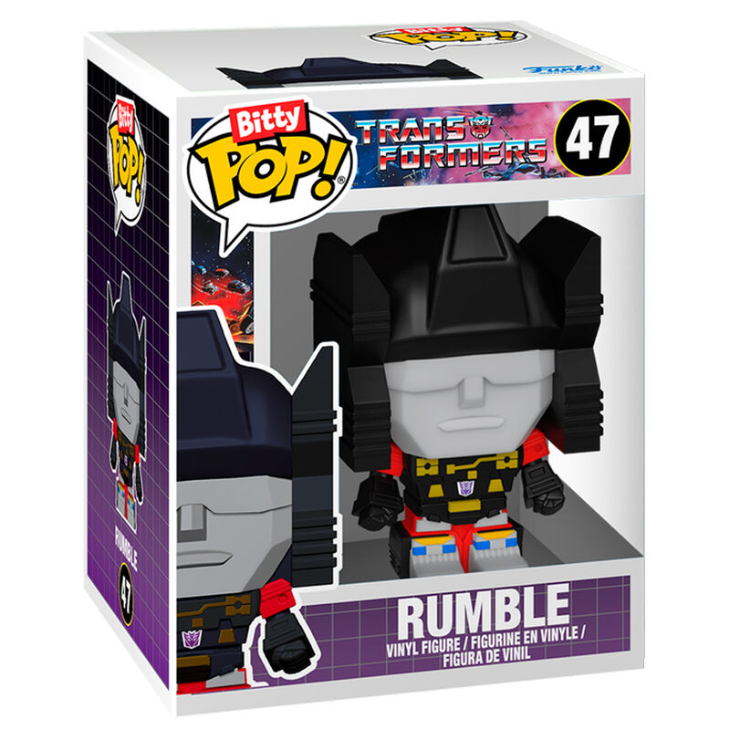 Bitty Bots figure Transformers Soundwave with Rumble 4