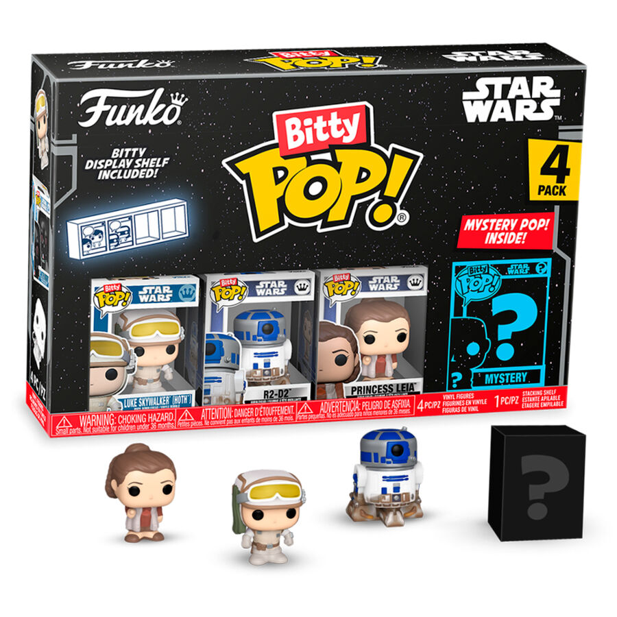 Blister 4 figures Bitty POP Star Wars Luke Skywalker 2