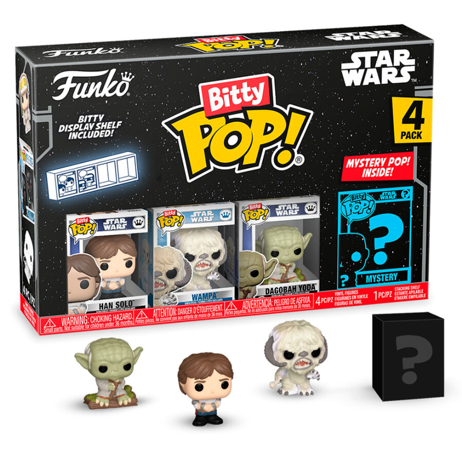 Blister 4 figures Bitty POP Star Wars Han Solo 2