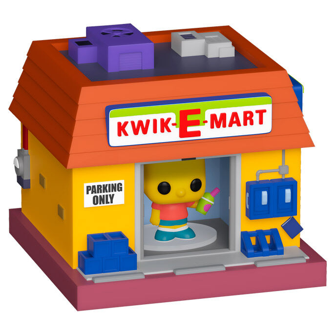 Bitty POP figure Town Simpsons Bart Simpsons and Kwik-E-Mart 2