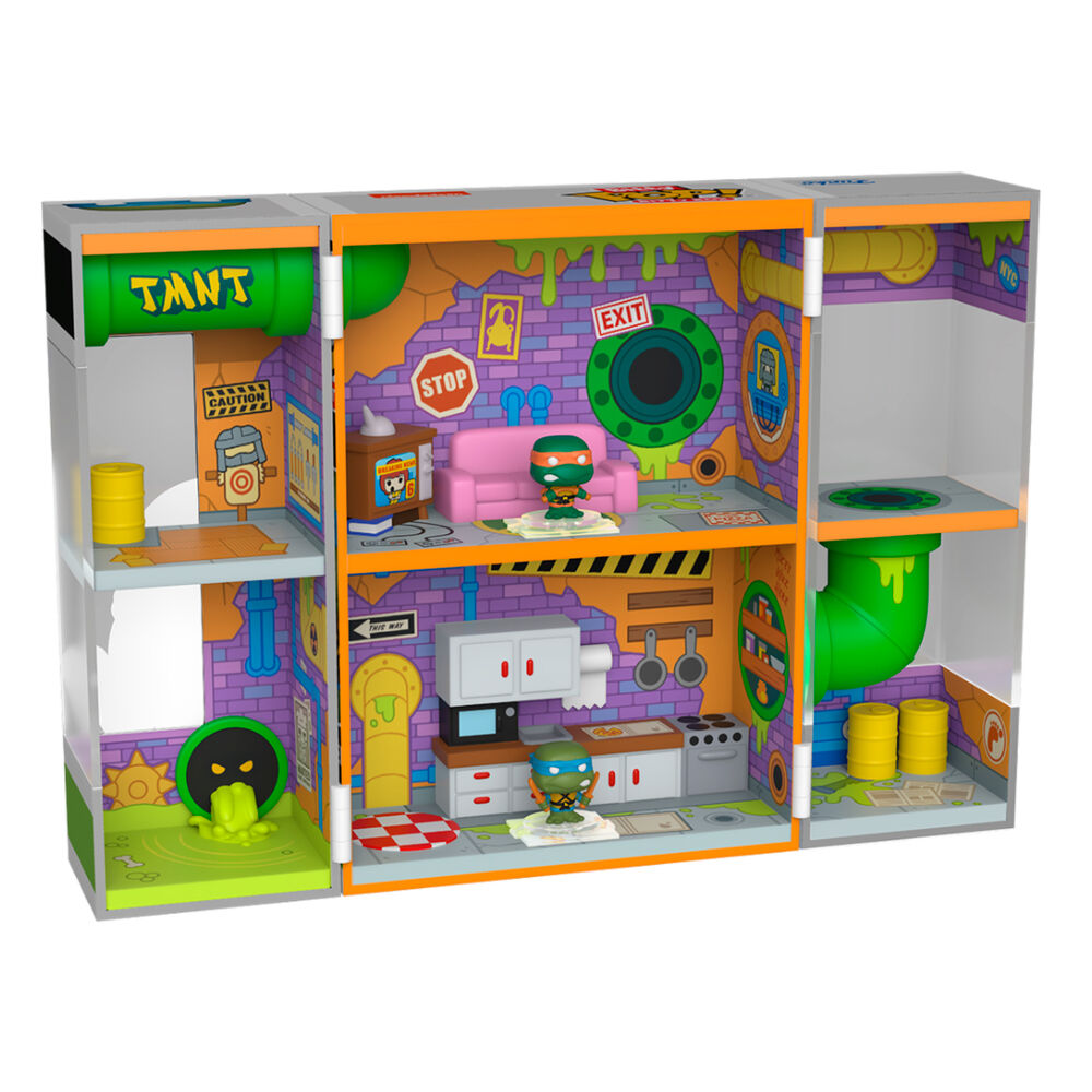 Bitty POP Boxes figure Ninja Turtles Sewer Lair 1