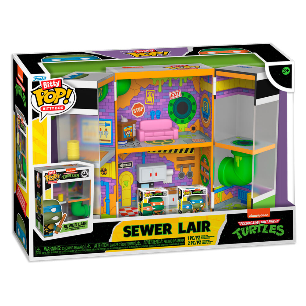 Bitty POP Boxes figure Ninja Turtles Sewer Lair 2