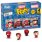 Blister 4 figures Bitty POP Marvel Spider-Man Parker Split - Thumbnail 2