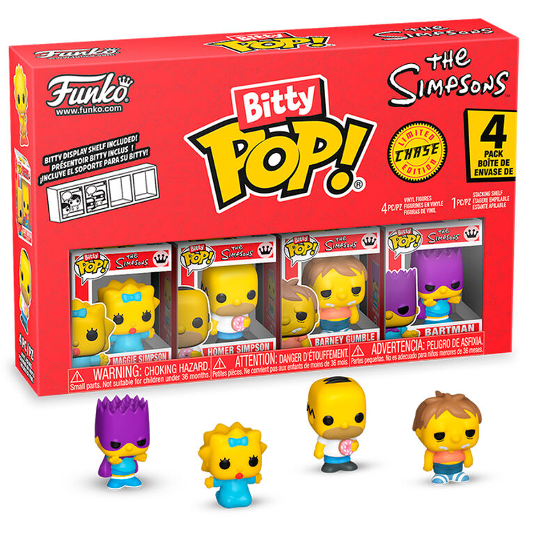 Blister 4 figures Bitty POP The Simpsons Maggie 1