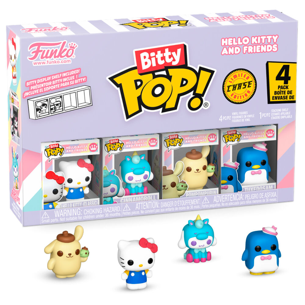 Blister 4 figures Bitty POP Hello Kitty and Friends Hello Kitty 2