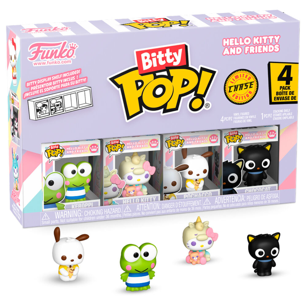 Blister 4 figures Bitty POP Hello Kitty and Friends Keroppi 2