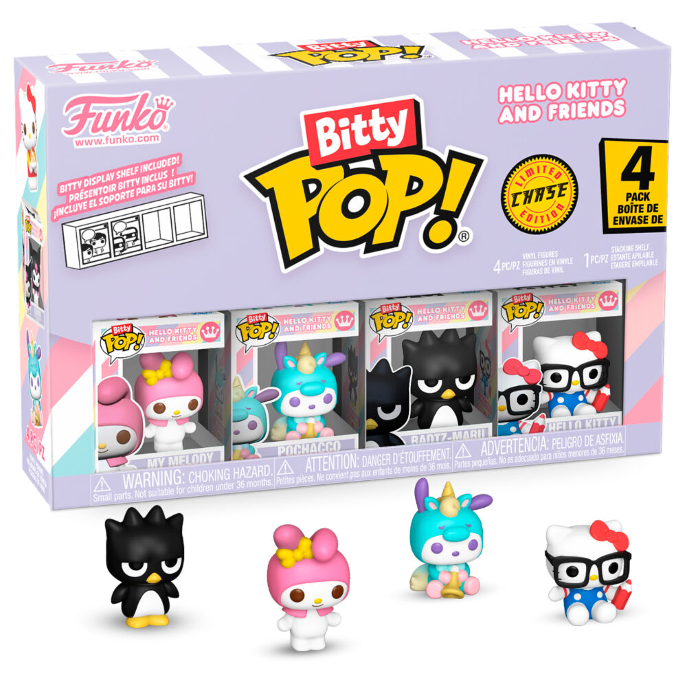 Blister 4 figures Bitty POP Hello Kitty and Friends My Melody 2