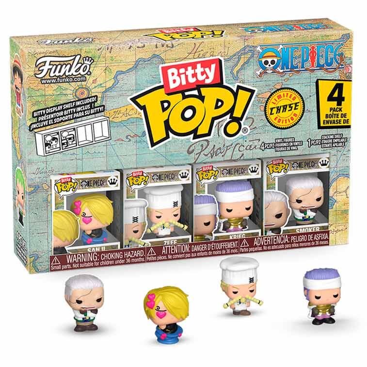 Blister 4 figures Bitty POP One Piece Sanji 2