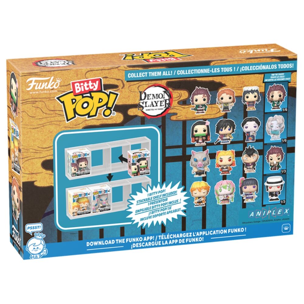 Blister 4 figures Bitty POP Demon Slayer Inosuke 2