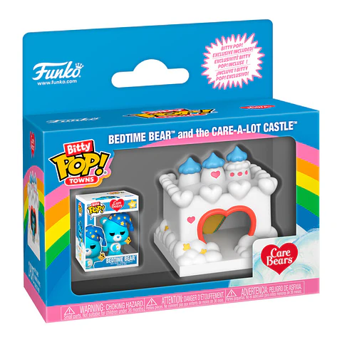 Bitty POP Town figure Care Bears Bedtime Bear and the Care a Lot Castle