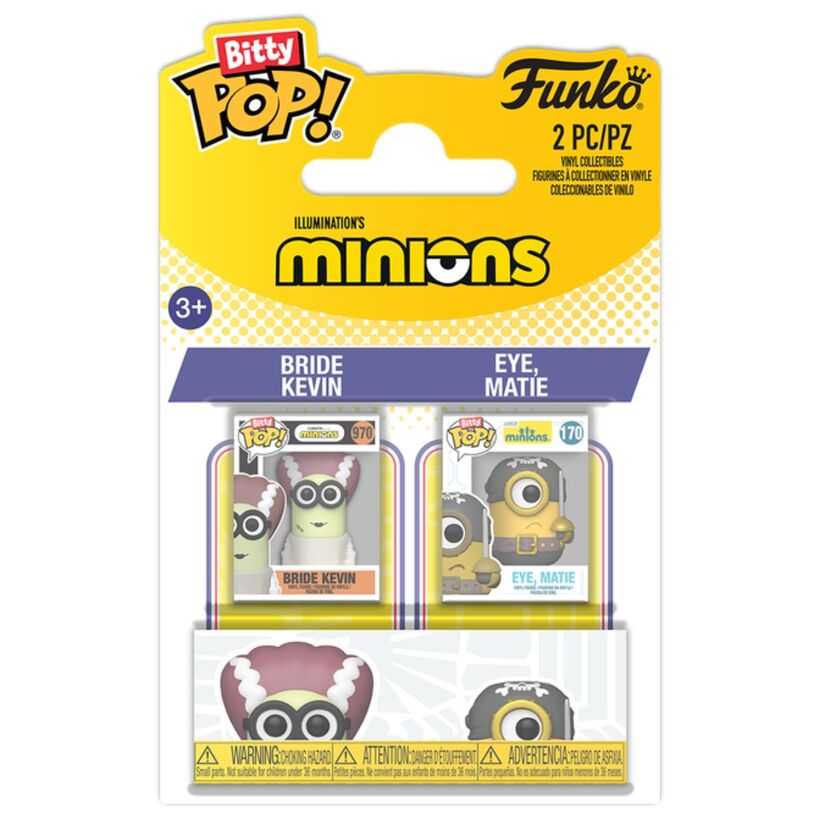 Bitty POP pack 2 figures Minions Kevin & Eye 1