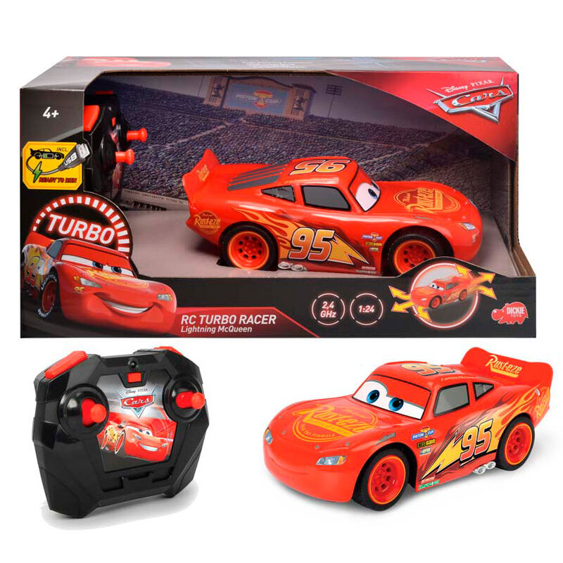 Disney Pixar Cars Rayo McQueen Radio control car 1:24 1