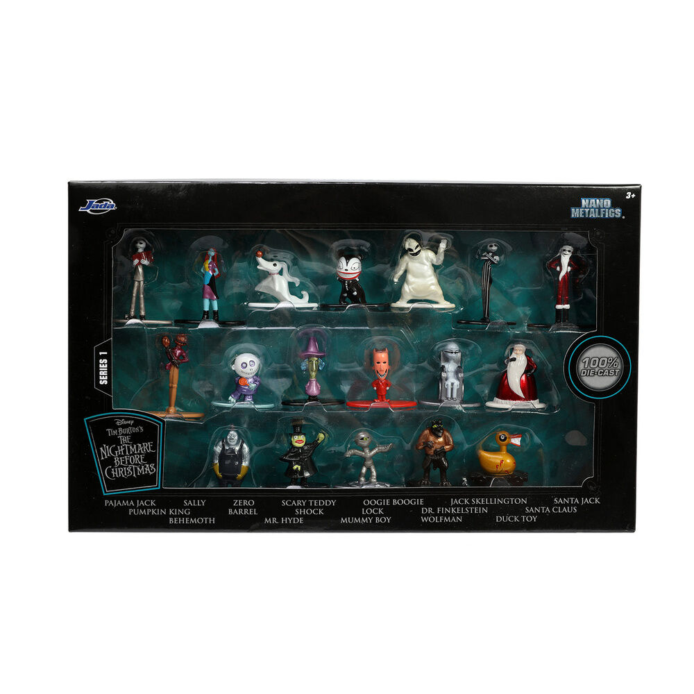 Disney Nightmare Before Christmas metalfigs pack 18 figures 4cm 1