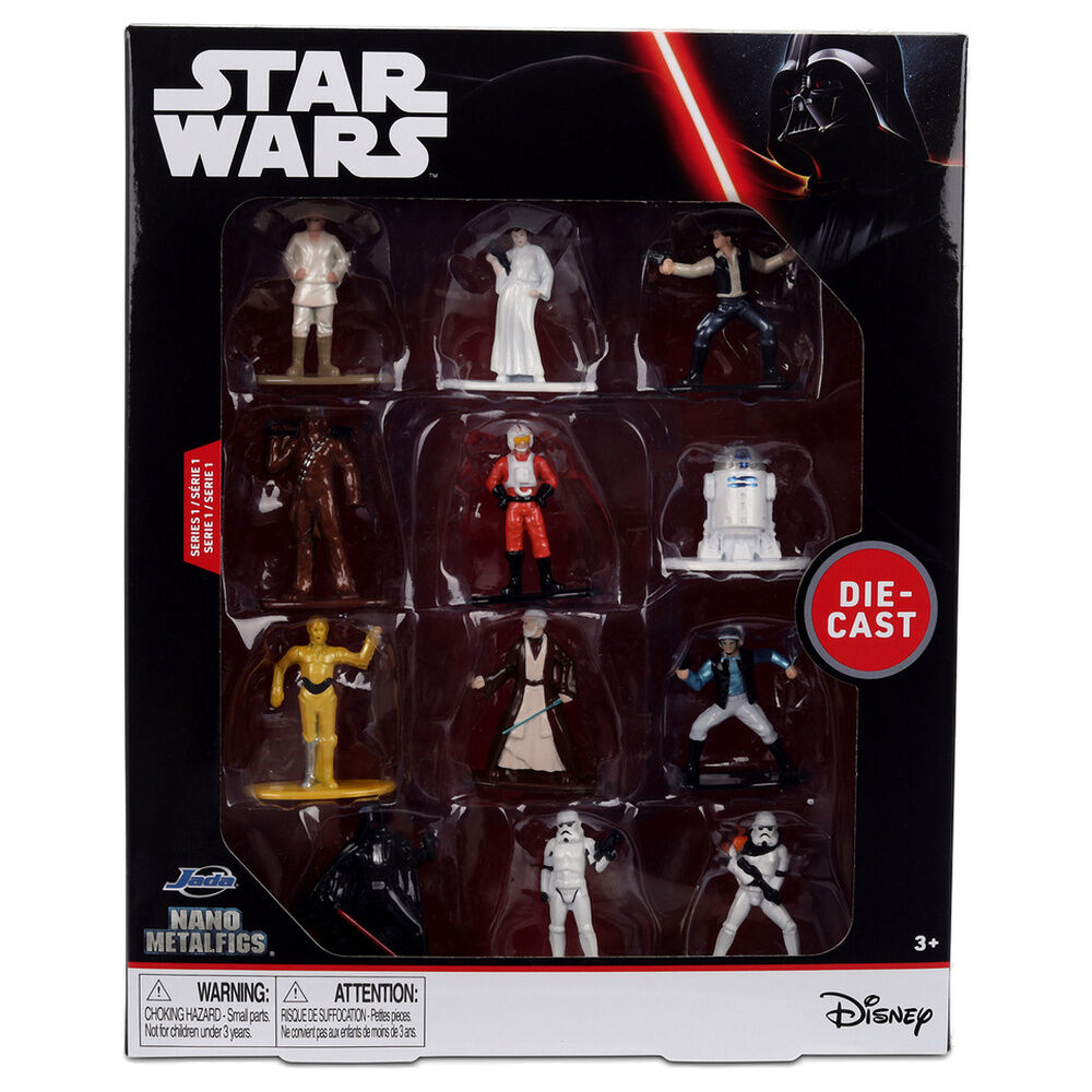 Star Wars pack 12 metalfigs figures 4cm 1